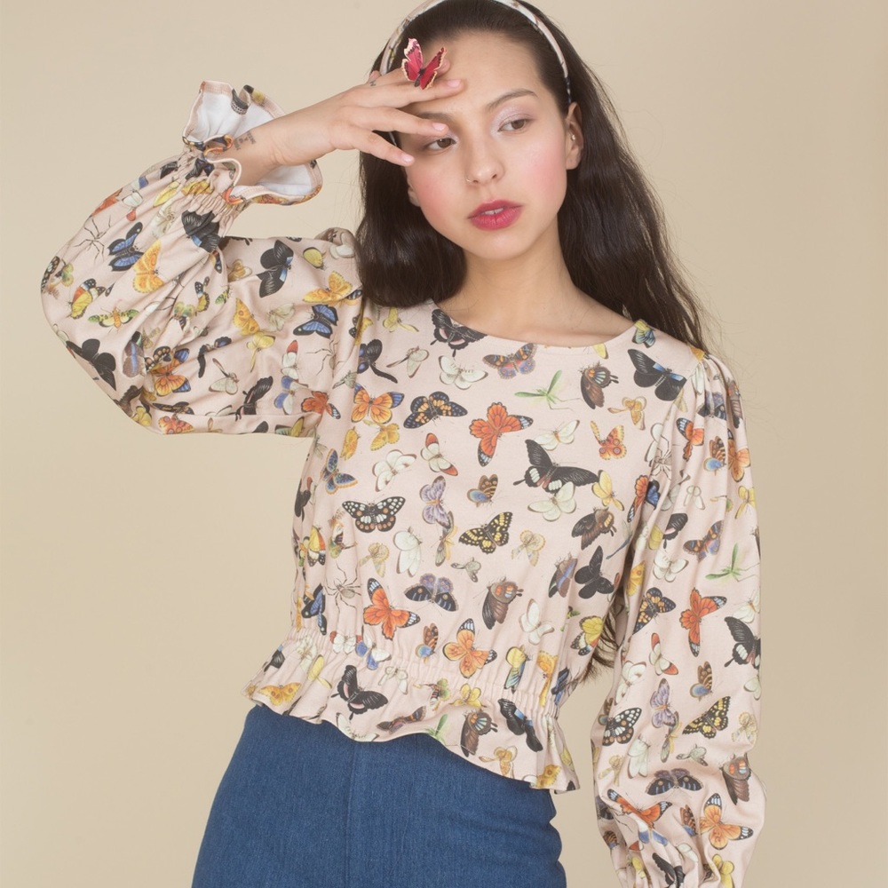 Samantha Pleet Butterfly Shirt